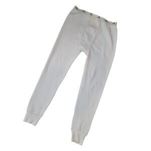 Indera Heavyweight Cotton Waffle Long‎ Johns Thermal Underwear Men sz XL 42-44